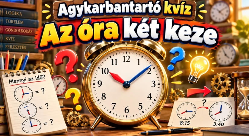 Agykarbantartó kvíz: Az óra két keze