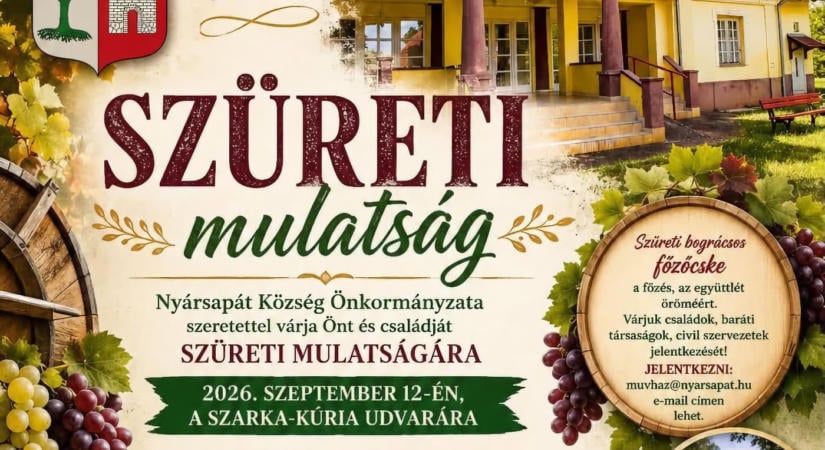 Nyársapáti Szüreti Mulatság 2026