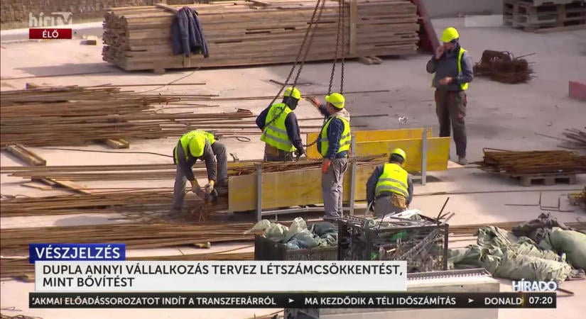 GKI: kétszer annyi vállalkozás tervez leépítést, mint bővítést