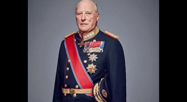 Meghalt V. Harald norvég király