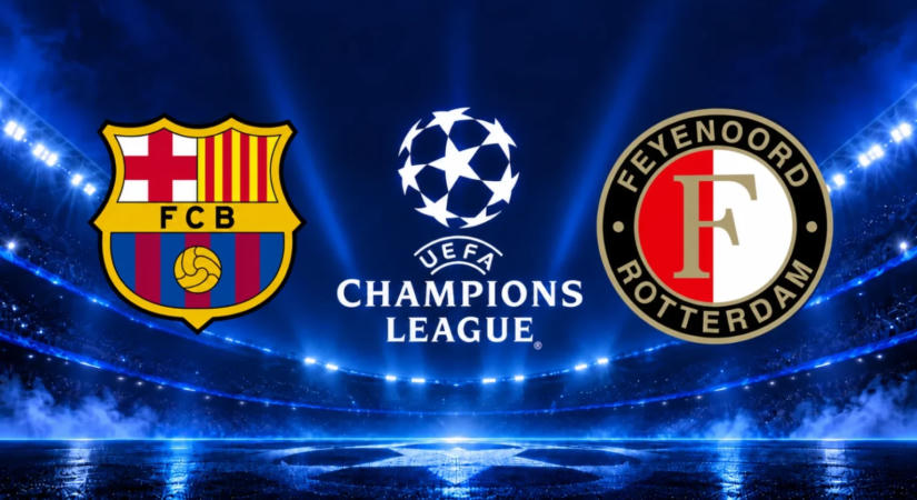 Bajnokok Ligája: 5:1-es kiütéses győzelmet aratott az FC Barcelona a holland Feyenoord felett