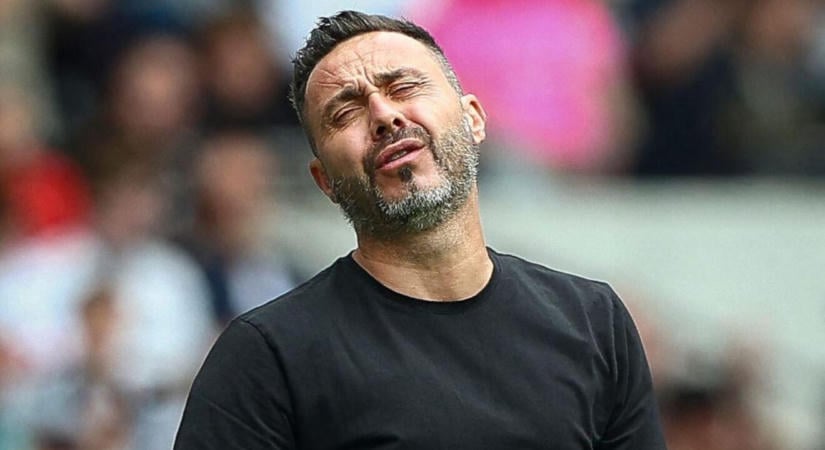 Rekordköltés után került a Premier League aljára a Tottenham: De Zerbi rámutatott a végzetes hibára, ami miatt folyamatosan összeomlanak