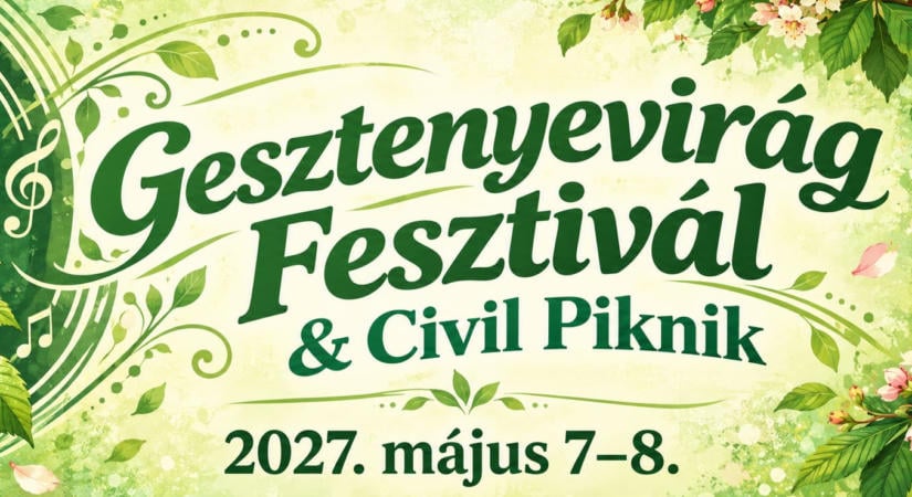 Gesztenyevirág fesztivál 2027 Sümeg