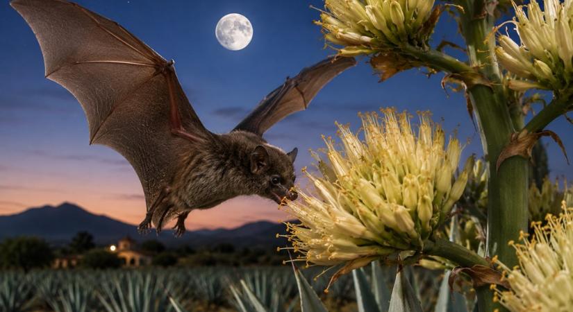 A tequila titkos hősei szőrös kis éjszakai beporzók: denevérek nélkül szomorúbb lenne a mexikói pohár