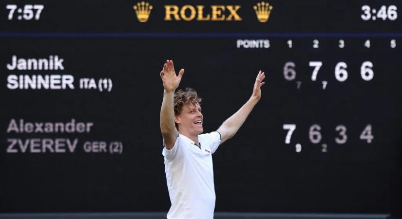 Wimbledon: Zverev kezdett jobban, de Sinner megvédte címét