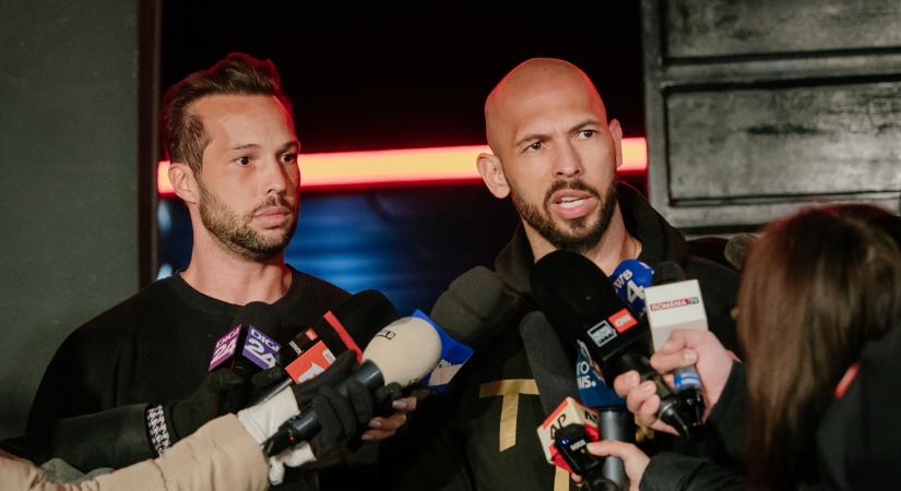 Letartóztatták Andrew Tate-et és testvérét Miamiban, újabb súlyos szexuális bűncselekmények miatt emeltek vádat ellenük
