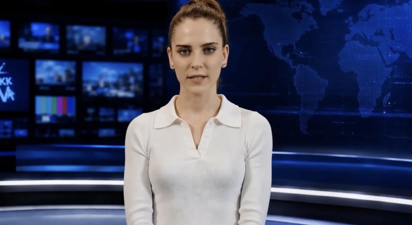 AI bemondónővel indult magyar nyelvű híradó