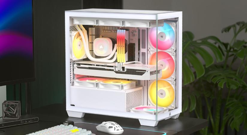 A Corsair új microATX számítógépháza felsőkategóriás tulajdonságokat kínál kompakt kivitelben