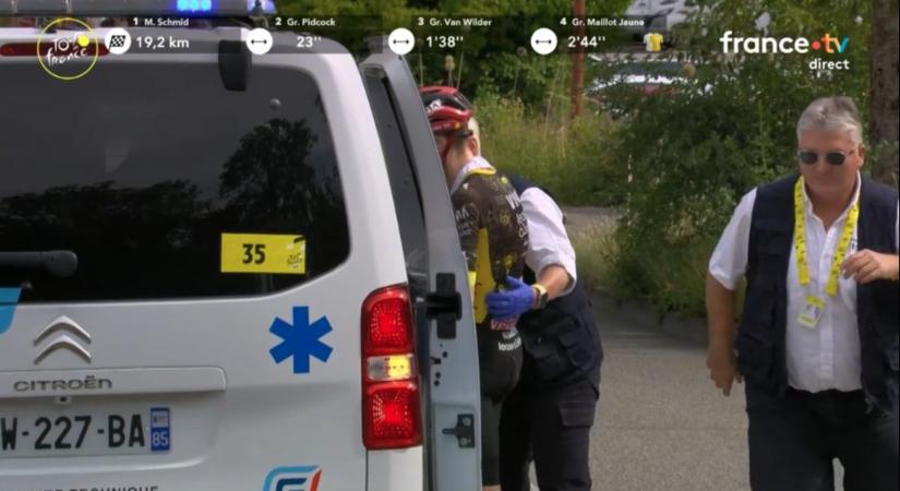 Csúnya bukása után feladni kényszerült Vingegaard – videó