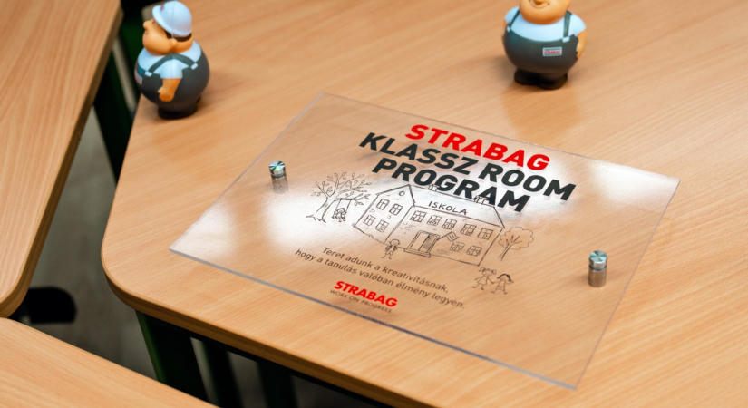Három nyertes iskola álma vált valóra a STRABAG Klassz Room Programban