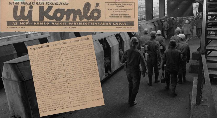 74 évvel ezelőtt ezekben a napokban indult meg a szénszállítás az Altárón