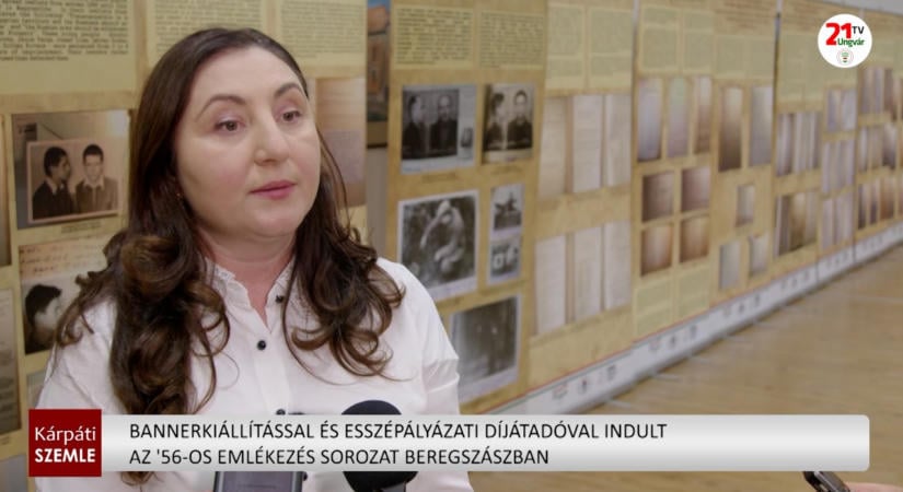 Bannerkiállítással és esszépályázati díjátadóval indult az #039;56-os emlékezés sorozat Beregszászban (videó)