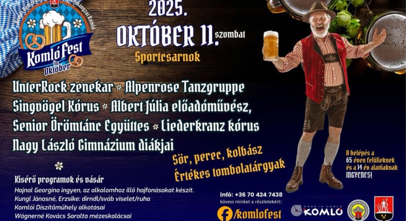KomlóFest im Oktober 2026