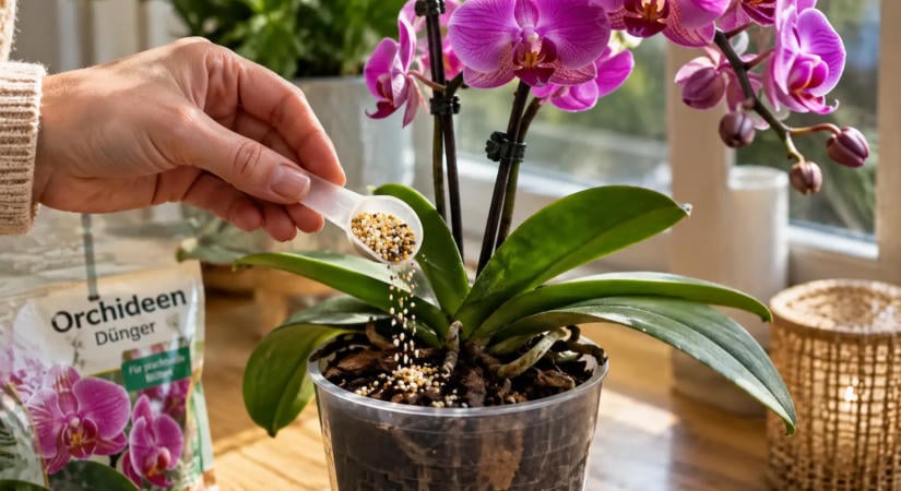 Hihetetlen, hogy mit szórnak a portugálok az orchidea tövéhez – nem véletlen élénk színűek a virágaik