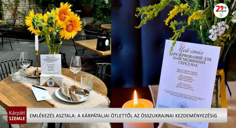 Emlékezés asztala: a kárpátaljai ötlettől az összukrajnai kezdeményezésig (videó)