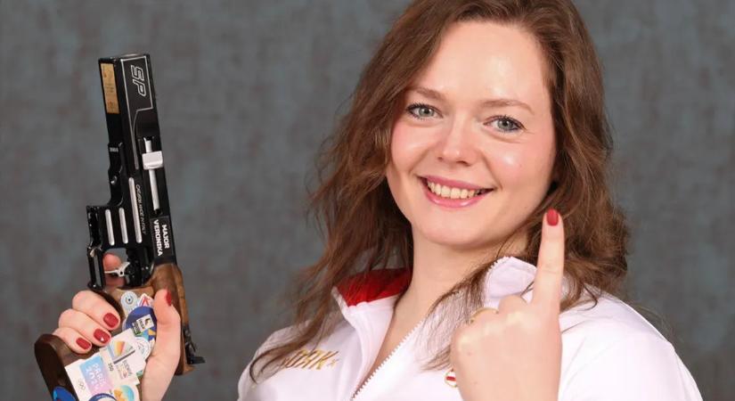 Major Veronika harmadik, a csapat második az első nap után sportpisztolyban a sportlövő Eb-n