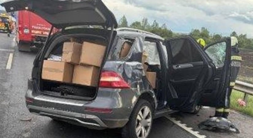 Felborult a tiszagyulaházi csempész az M30-ason