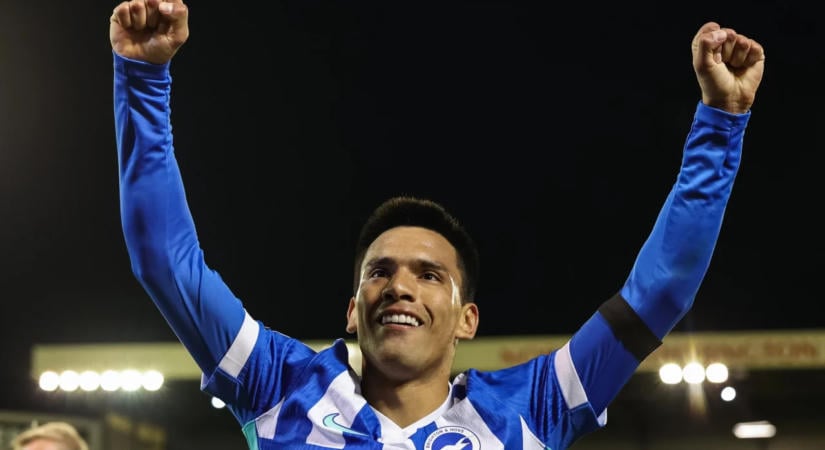 Tíz perc alatt szétszedte a Palace-t a Brighton, Gómez a félpályáról lőtt gólt