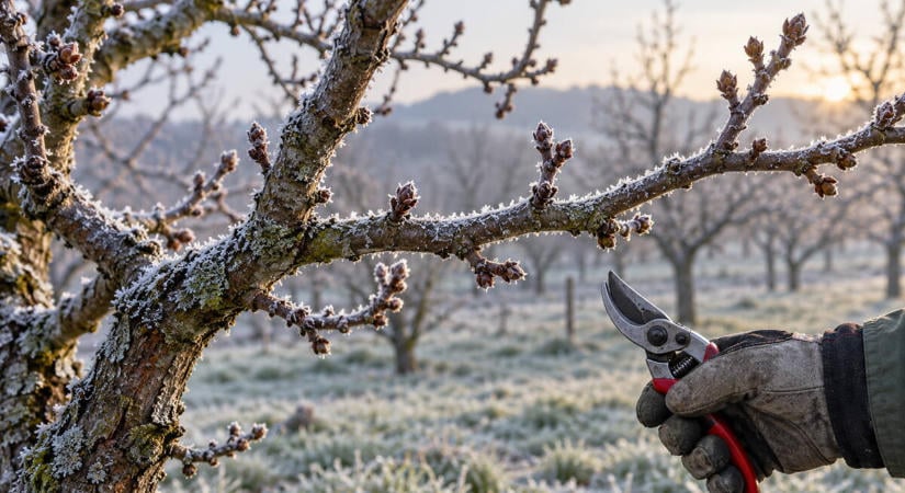 Gyümölcsfák metszése télen: ekkor ne nyúlj az ollóhoz