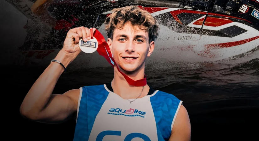 Jászai Csongor arany-, Michelle Dimov ezüstérmes lett a jet-ski Eb-n