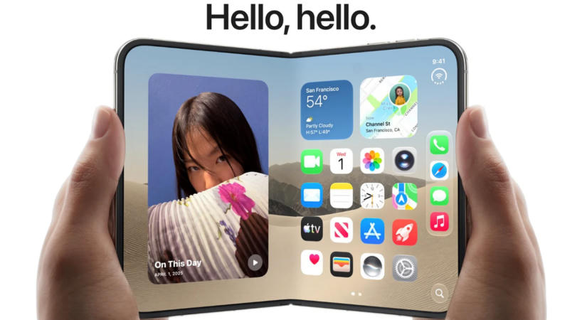 Megcsinálták az iPhone Duo nyitásanimációját Samsung hajlíthatókra