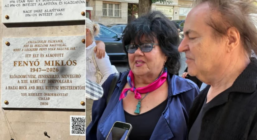 Dolly Fenyő Miklós emléktábla avatásán mesélt jó barátjáról: Talán nehéz ember volt, de...