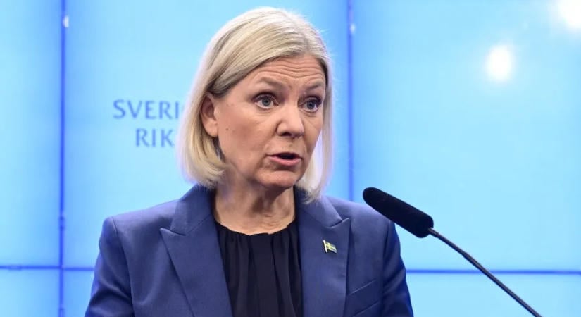 Leszavazta a svéd parlament Magdalena Andersson miniszterelnök-jelöltségét