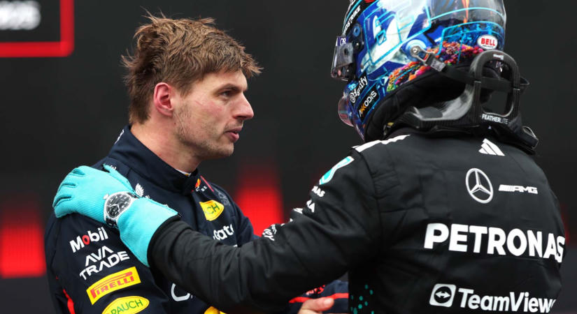 Russell szerint Verstappen csapattársai látványosan közelebb kerültek hozzá
