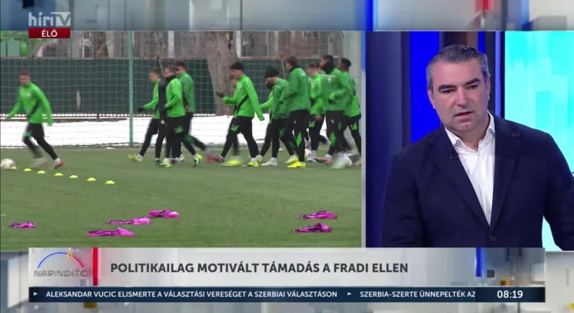 Politikailag motivált támadás a Fradi ellen
