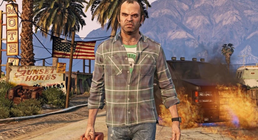 Végre nemcsak a könyvek, de a videójátékok is érdeklik a GTA 5 Trevorját
