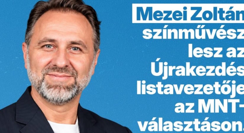 Mezei Zoltán a Vajdasági Magyar Újrakezdés listavezetője