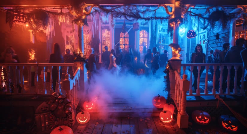 Belga DJ-páros áll a pult mögé a Vasúttörténeti Parkban tartott halloween-i bulin