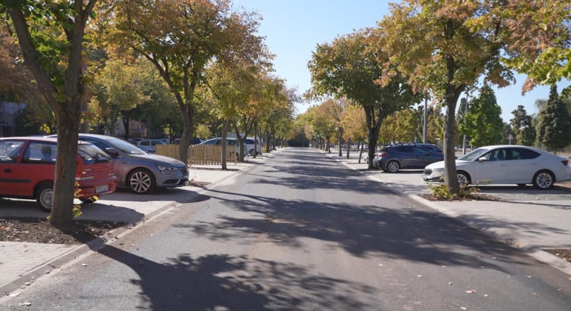 Jövő héten kerül sor a Gesztenyés utcai parkoló műszaki átadására