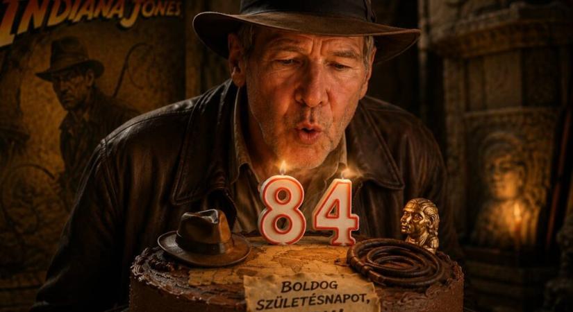 Ma 84 éves Harrison Ford a kaland igazi arca