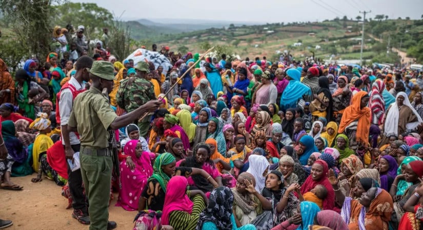 A Dél-Etiópiában kirobbant harcok miatt több tízezer ember menekült Kenyába