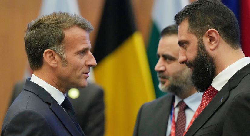 Szíriába látogatott Macron, elsőként az uniós országok vezetői közül Aszad megbuktatása óta