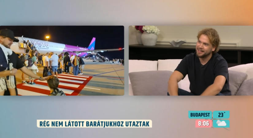 Íme a trükk: így úszták meg a repülési rosszullétet Visváder Tamásék