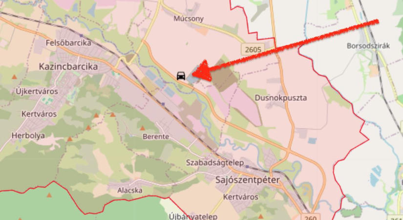 Baleset a kazincbarcikai elkerülőn