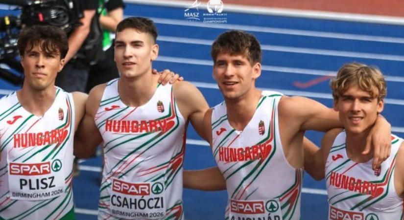 Országos csúcsot futott a váltóval az Eb-n a szegedi atléta