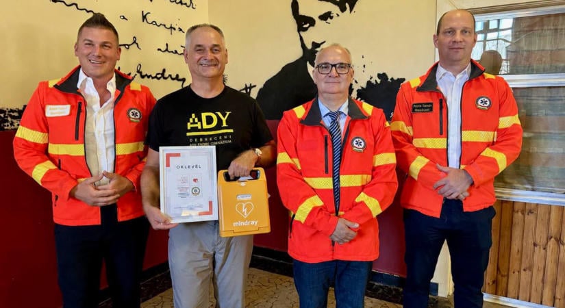 Életmentő pont lett a debreceni gimnázium