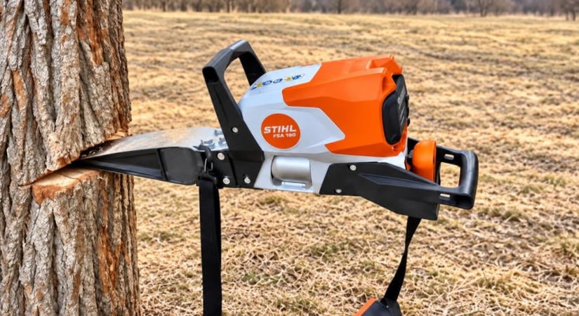 Gombnyomásra indulhat a fadöntés: videón a STIHL új akkumulátoros éke
