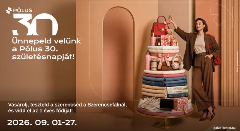 30 éves a Pólus – és egy egész évnyi élményt ad ajándékba