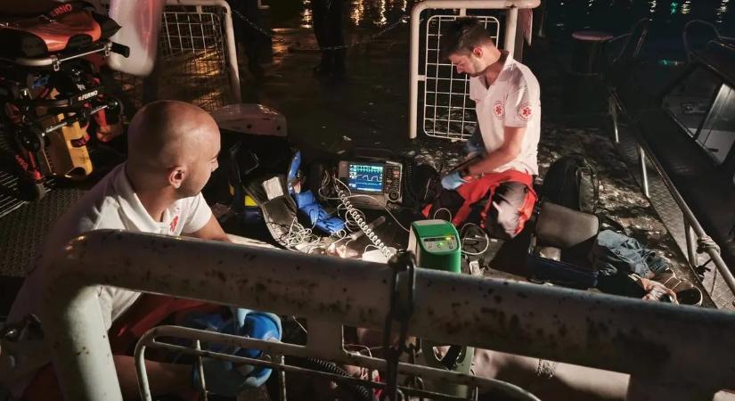 Segélykiáltás hallatszott a Dunából, egy nő magatehetetlenül sodródott