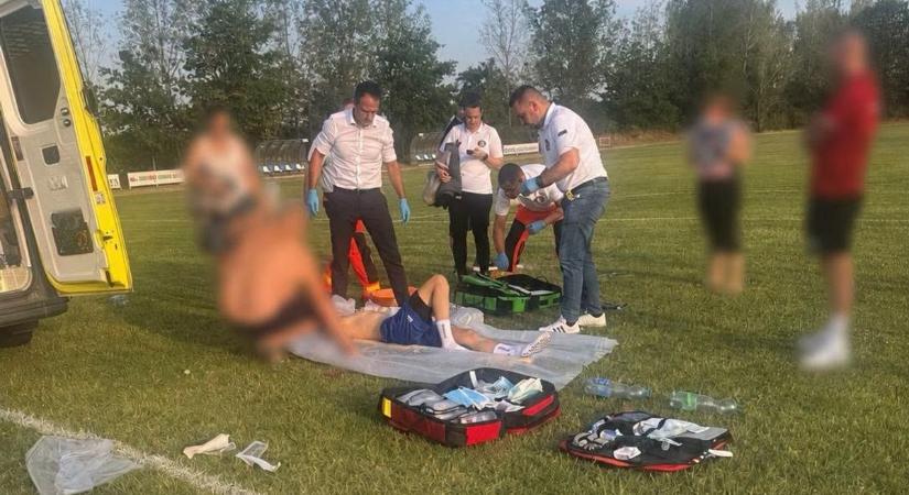 Focizás közben lett rosszul, mentőhelikoptert riasztottak Mezőcsátra
