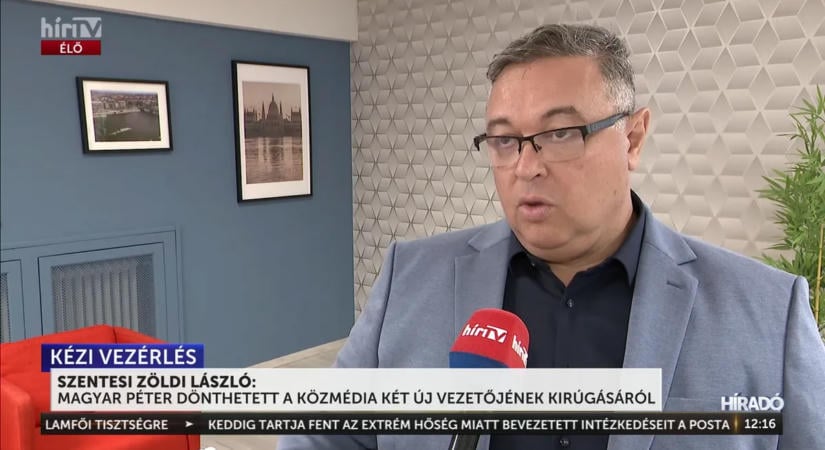 Szentesi Zöldi László szerint a miniszterelnök utasítására történt a közmédiás kirúgás