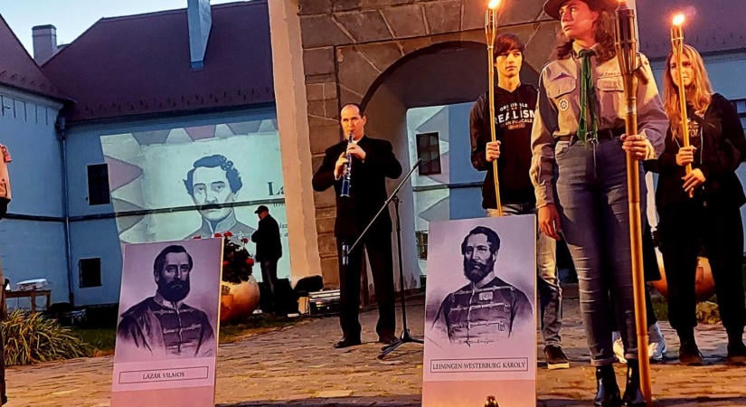 Az aradi vértanúkra emlékeznek Csíkszeredában is