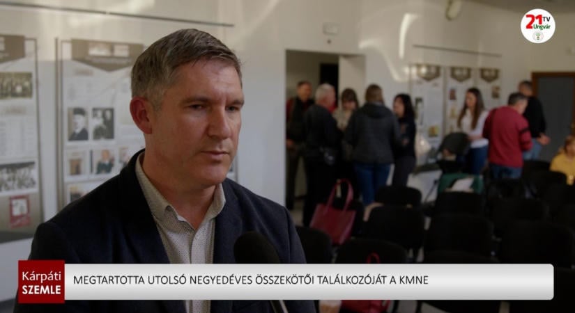 Megtartotta utolsó negyedéves összekötői találkozóját a KMNE(videó)