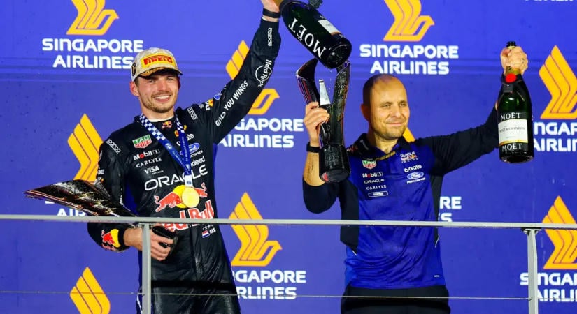 „Feltalált” egy rejtjeles kommunikációt Verstappen mérnöke, majd megható gesztusban részesült