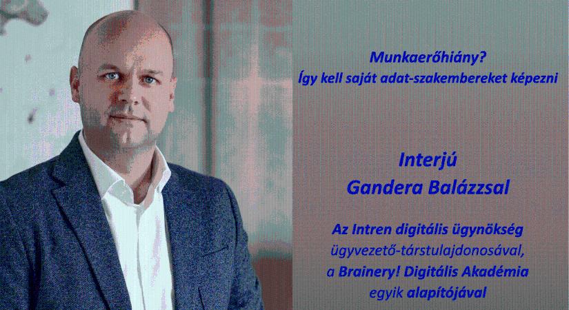 Munkaerőhiány? Így kell saját adat-szakembereket képezni! Interjú Gandera Balázzsal.