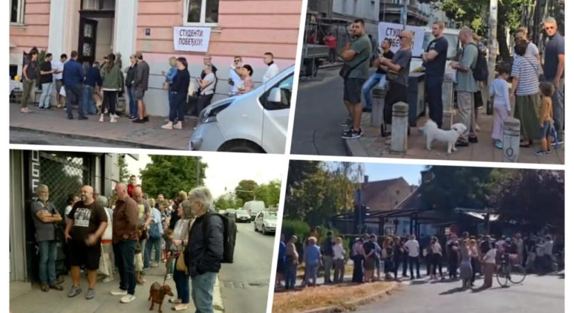 Hosszú sorok Szerbia-szerte: sokan támogatják aláírásukkal az Egyetemista listát
